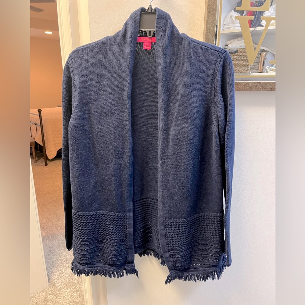 Lilly Pulitzer Navy Cardigan